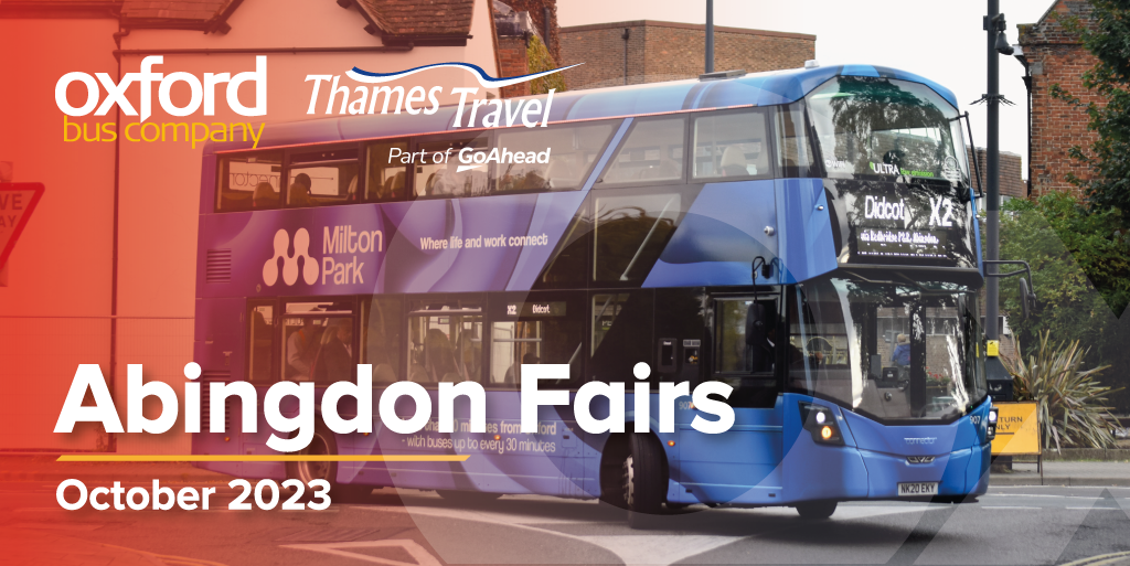 Abingdon Fairs Diversions Oxford Bus Company and Thames Travel