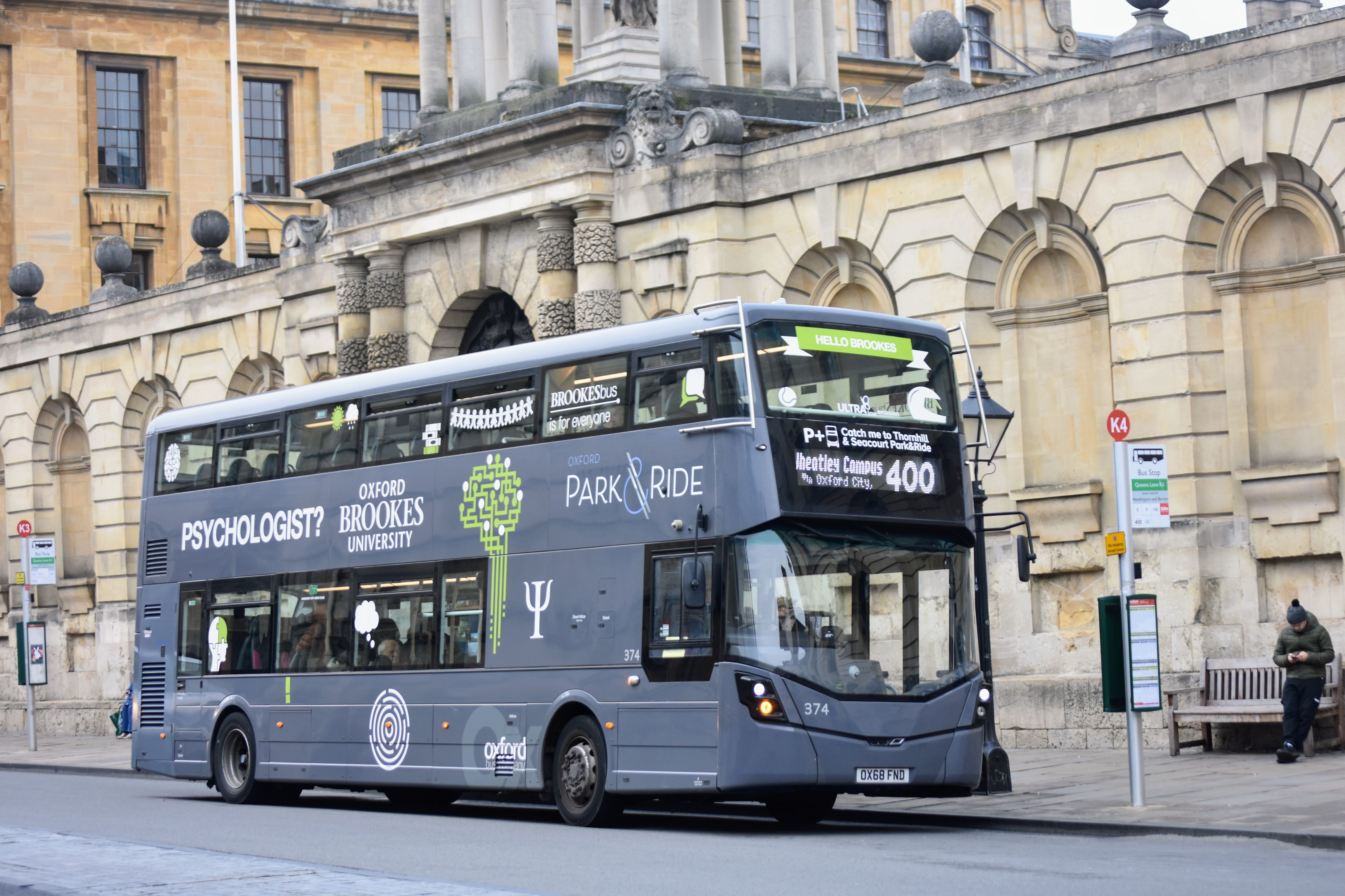 Park&Ride bus in Oxford