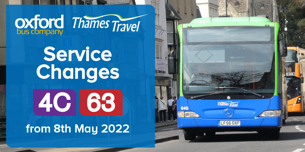 From 8th May 2022, the 4C will be withdrawn and replaced by a new 63 service.