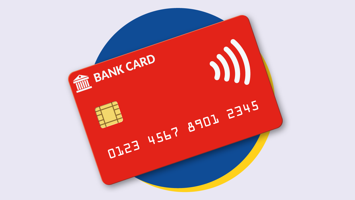 Illustration of a credit card