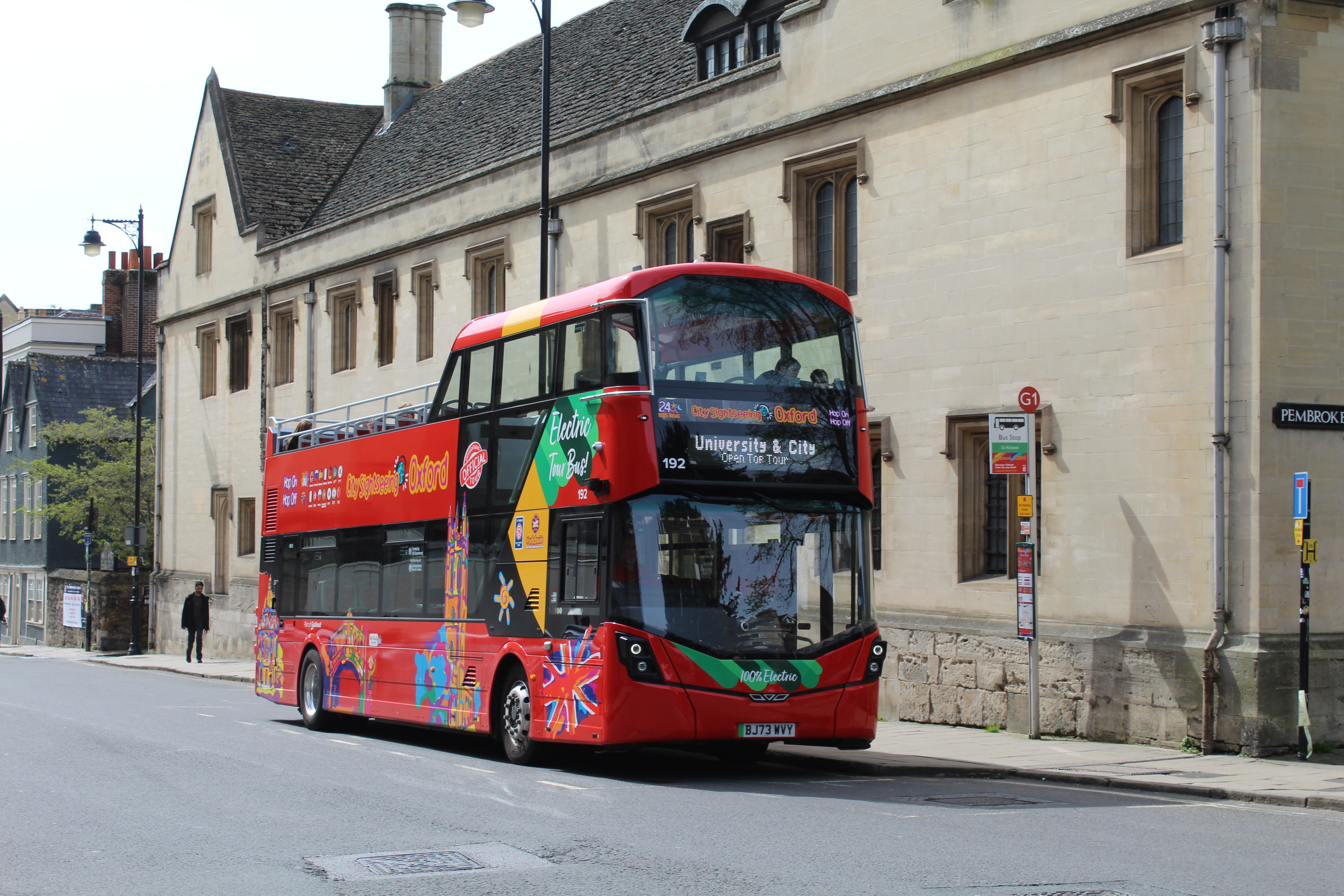 City Sightseeing bus on St Aldates