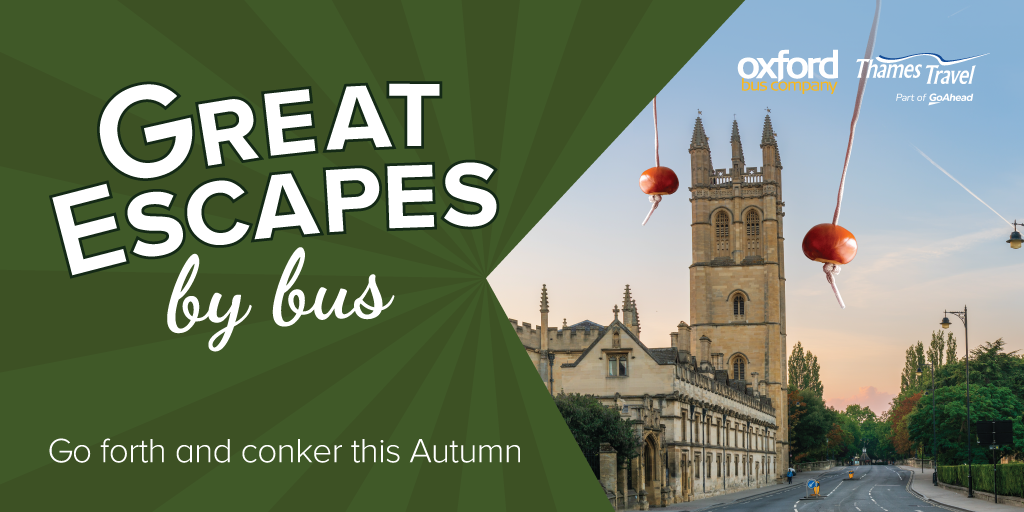 Great escapes by bus. Go forth and conker this Autumn.