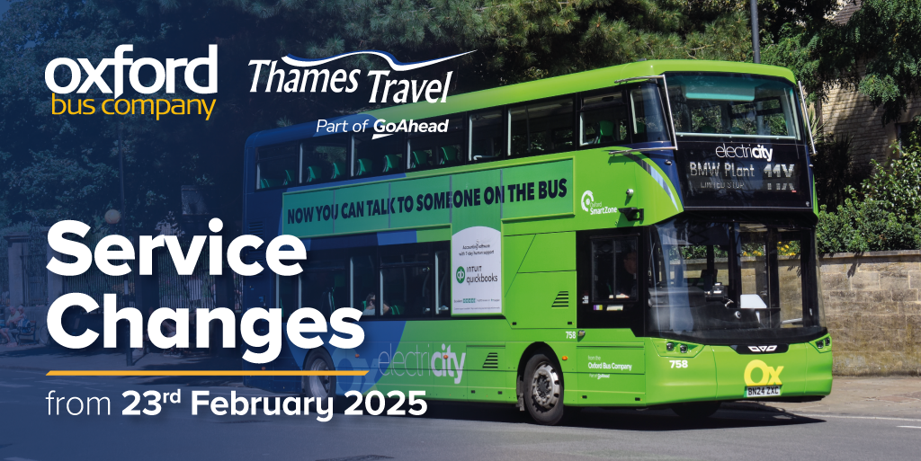 Service Changes from 23rd February 2025