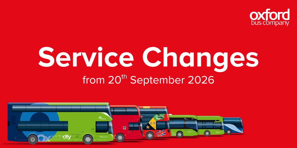We’ll be making changes to our bus network from 20th September 2026, following the reopening of Botley Road.
