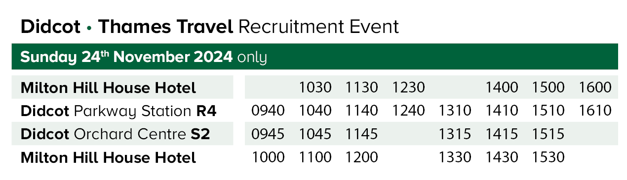 didcot timetable