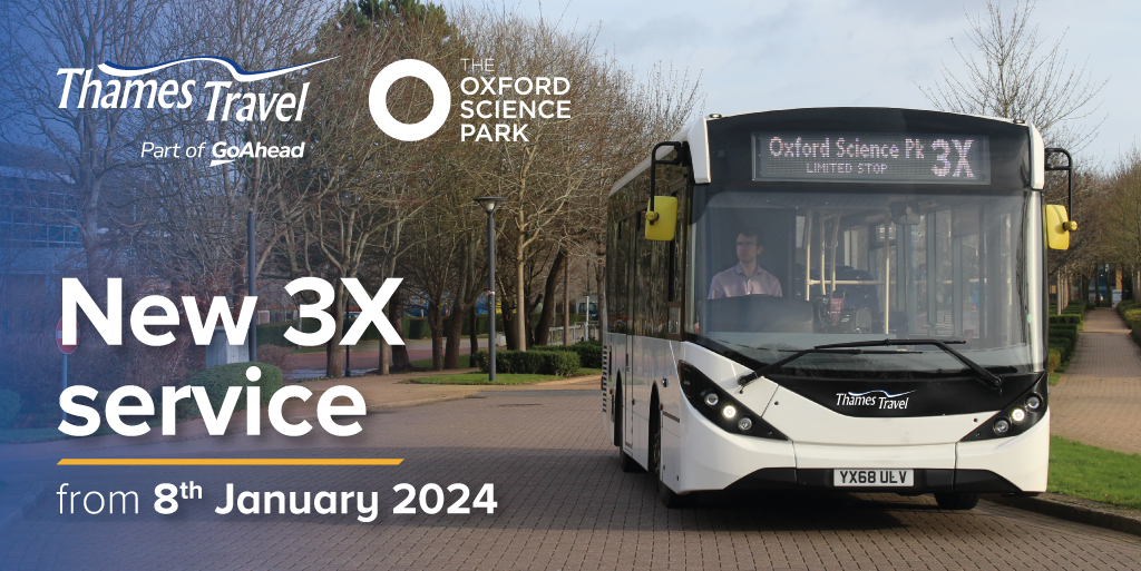 New 3X service from 8th January 2024