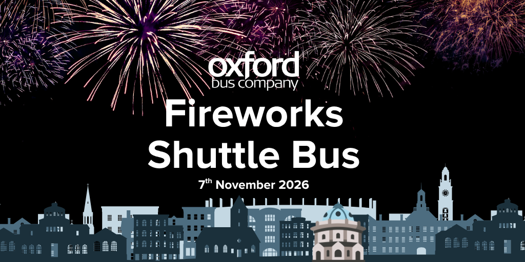 Oxford Bus Company, Fireworks Shuttle Bus, 7th November 2026